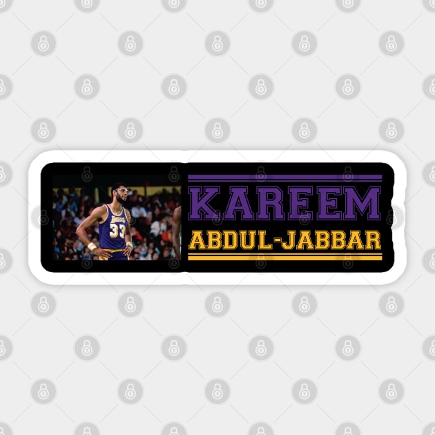 Kareem Abdul Jabbar Sticker by BAOM_OMBA